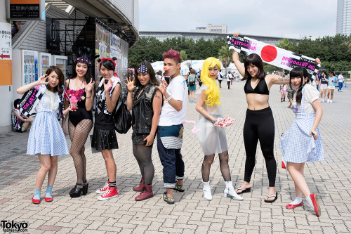 A few of the outfits that fans were wearing at Lady Gaga&rsquo;s Tokyo artRAVE concert. We produced 