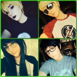 aderukitten:  I really like homestuck…… ( these are all me ) 