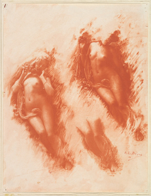 René Le Bègue [Study in Orange], 1903 Gum bichromate print 