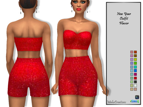 New Year Outfit Flavormesh editbasegamefemaleteen to elderspec map for glitter22 colorsto find in fu