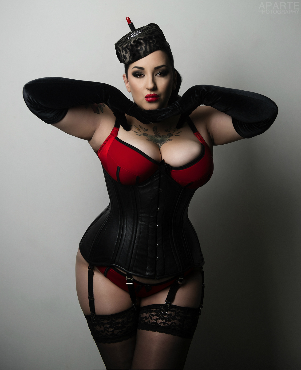 kerosenedeluxe:  New photo by Aparte Photography Corset and lingerie by Orchard Corset