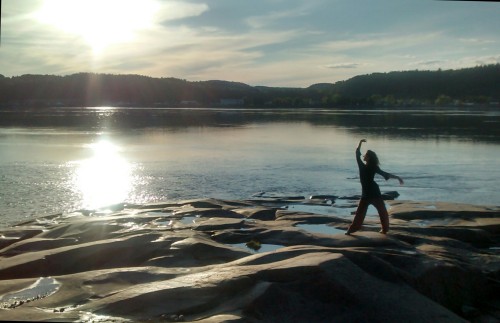 Close to home, today , by the Saguenay river