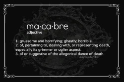 coacaptain:  Macabre on We Heart It. http://weheartit.com/entry/80861822/via/yournightlight
