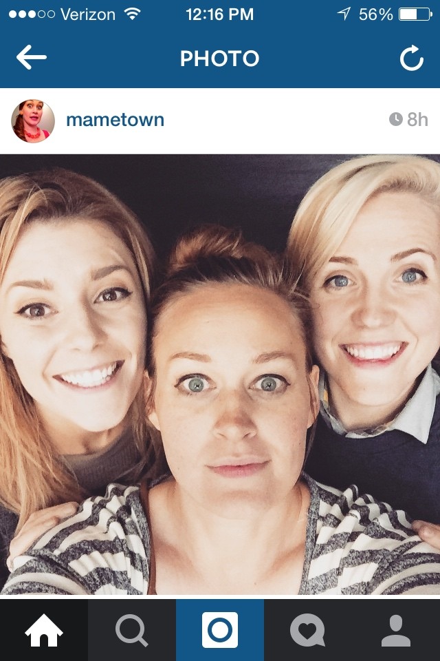 gracesheavenlylegs:  Thank God for rotating selfies from the trinity!