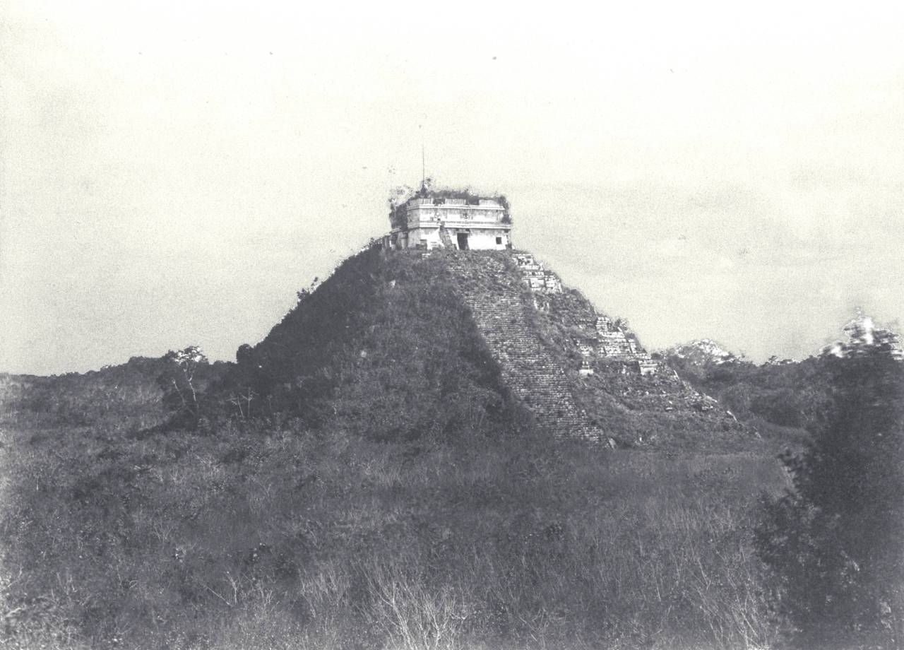 Chichen Itza, Mexico in 1862 before cleaning and restoration