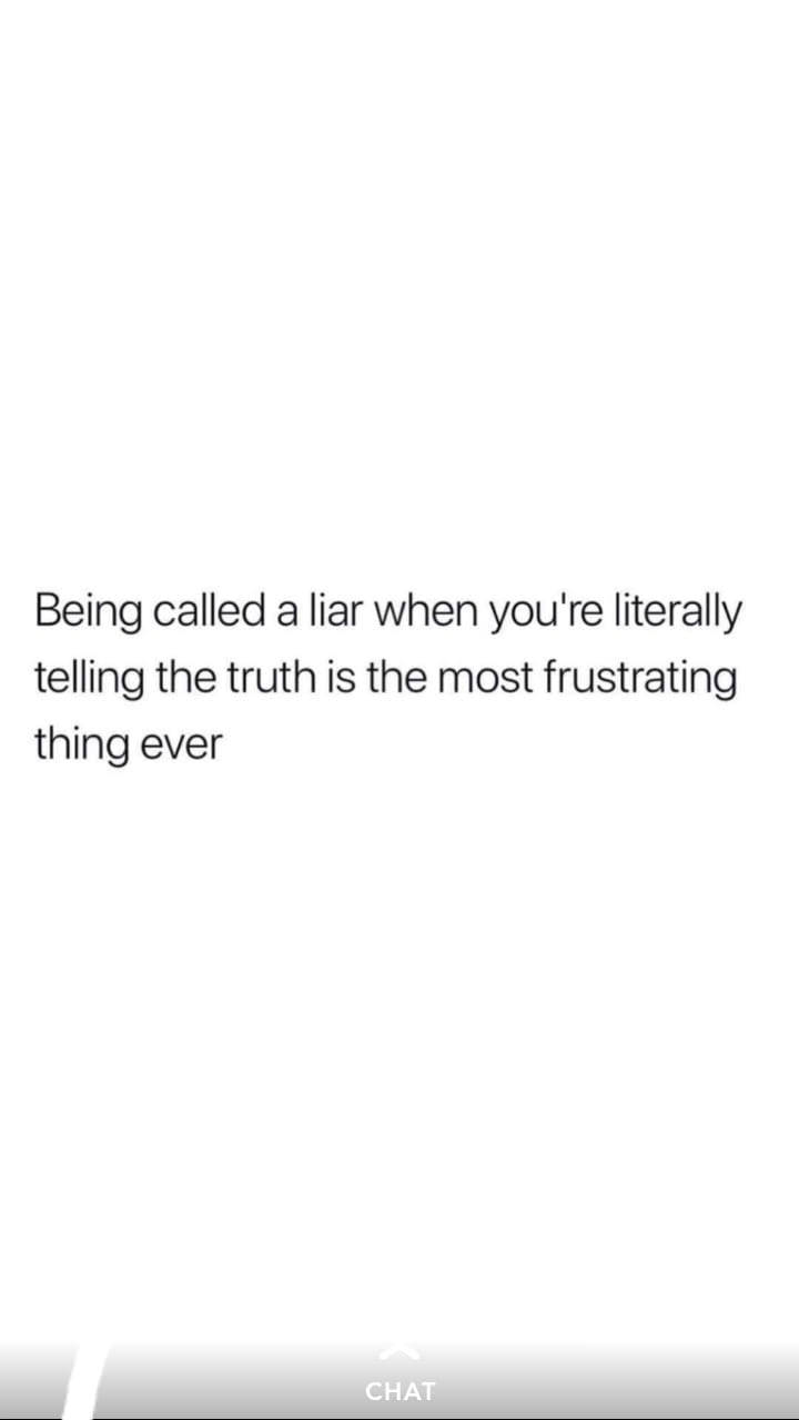 it is at 1st. however&hellip;if you know what the truth is then you dont have
