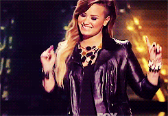 lovaticislouder:  make me choose » anonymous asked: Demi and pink hair with a sidecut or brownhair with a sidecut 