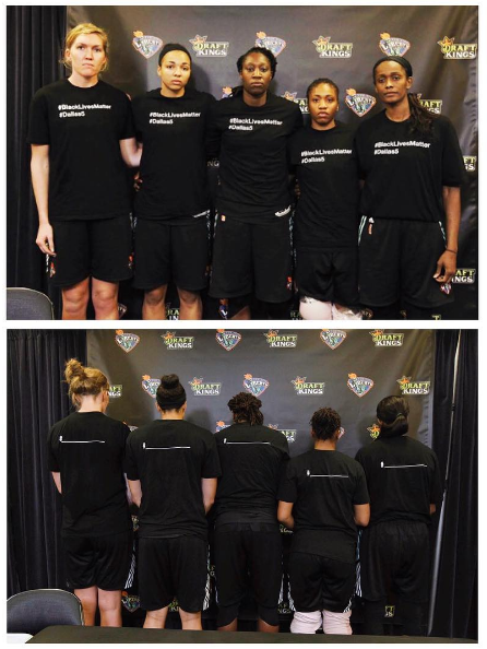 refinery29:WNBA players just took a stand in favor of #BlackLives Matter and the league fined them“S