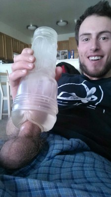 jackenman:  1nt0them1st:  menwithtoys:  Treating my dick to something better than my hand this morning. submitted by 1nt0them1st  Thanks for posting my submission!  Masturbation Motivation!~JackenMan 