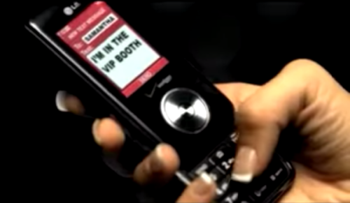 albertojamon:aesthetic: showing off the hottest phones in 2007 pop music videos