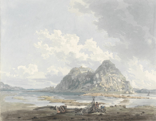 Dumbarton Rock and CastleThomas Girtin (British; 1775–1802)ca. 1793Watercolor with pen and black ink