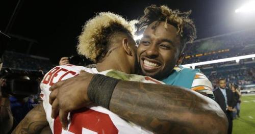 xxreesexx09: xemsays: xemsays: xemsays: NFL superstars, JARVIS LANDRY and ODELL BECKHAM JR. a budd