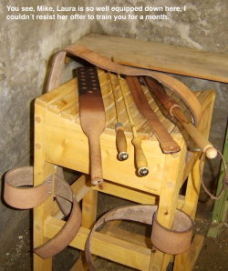 archivallolo83:captioned-femdom-situations:well equippedDe très beaux instruments ! Utilisation un par unet pas en douceur ! 