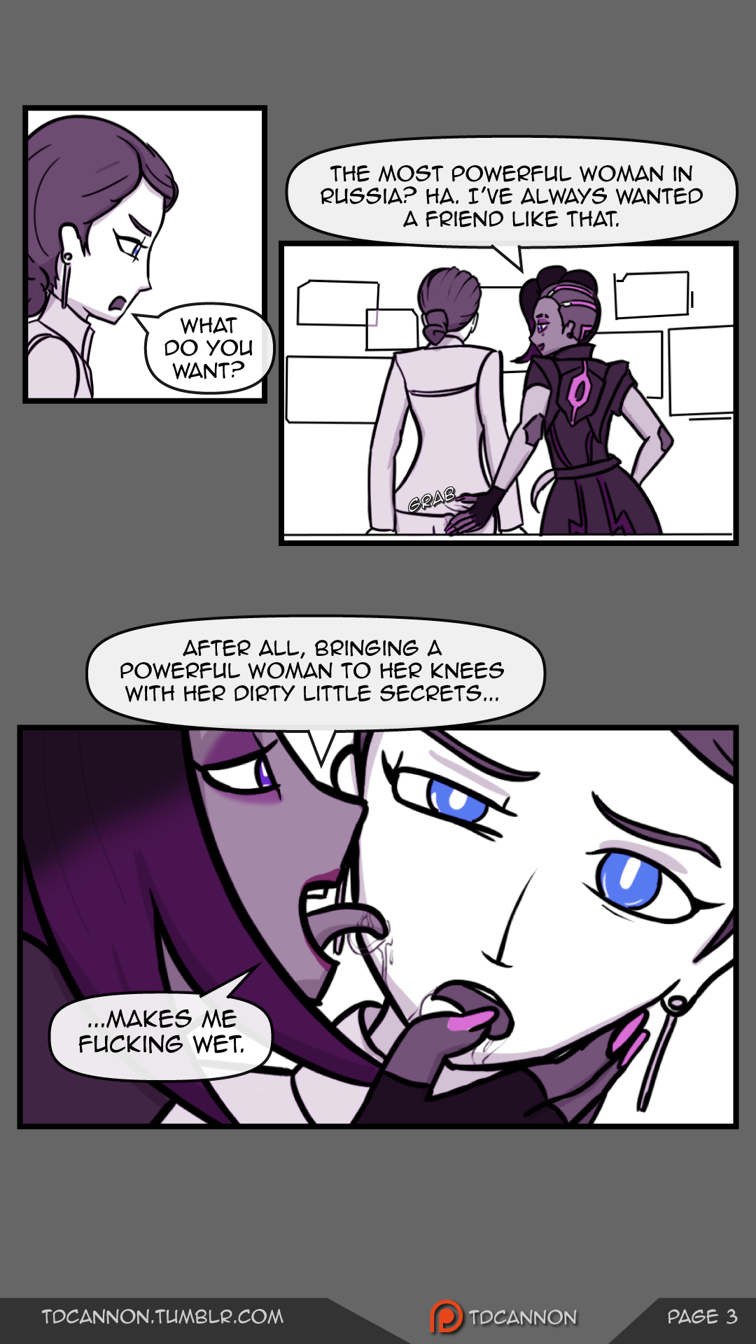 Sombra comic (Ongoing) gets an update! Page 5 and 6 are released!  Hope you like