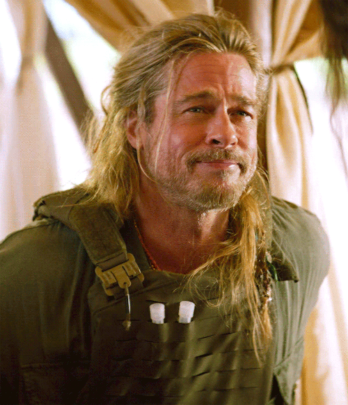 filmgifs:Brad Pitt as Jack Trainer in The Lost City (2022) dir. Aaron Nee,Adam Nee