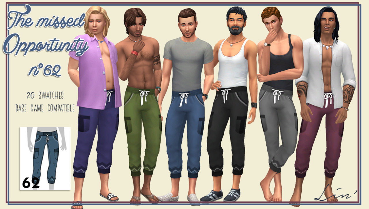 Lin' & Sims - And… that’s it ! Another pants to complete The...