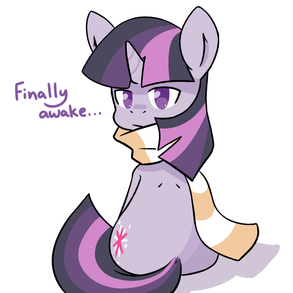 morningtwilightsparkle:  Returning from a small hibernation period.. ((Ask box is