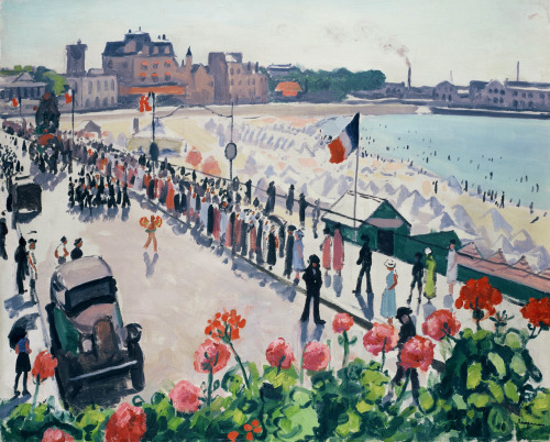 Fête aux Sables d'Olonne = Festival at Sables d’OlonneAlbert Marquet (French; 1875–1947)1933Oil on c