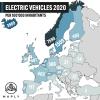 Number of electric passenger cars per 100'000 inhabitants