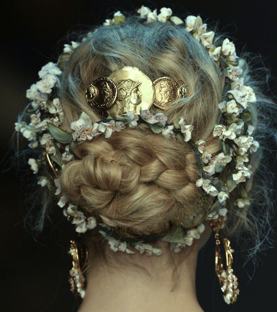 highqualityfashion:  Hair at Dolce &amp; Gabbana SS 14
