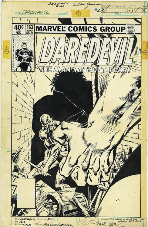 travisellisor - the cover toDaredevil (1964) #163 by Frank...