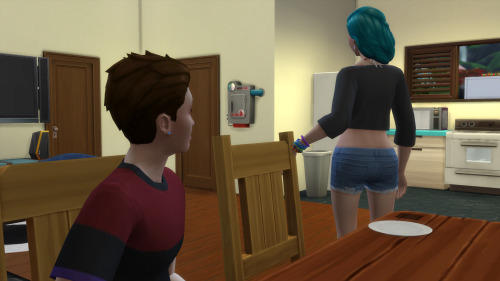 The Sims 4 (Nick x Amy) Day 31.(Image set 1 of 2).