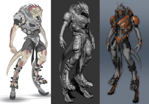 cyberclays:“Grenadier”: Creature Character Tutorial - by Ben Erdt“Hey guys! Had 