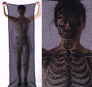 DIY Life Size Skeleton Crochet Chart. I posted this on truebluemeandyou and my Halloween blog, but D