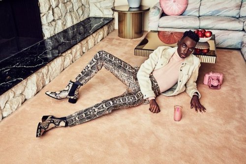 Rickey Thompson Wears High Designers For Out Magazine 2018.