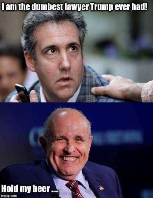 Yeah, I don’t get Giuliani. He used to be competent enough to get himself appointed