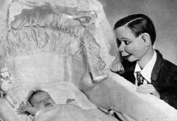 Charlie Mccarthy With Edgar Bergen&Amp;Rsquo;S New Daughter, Candice. 1946