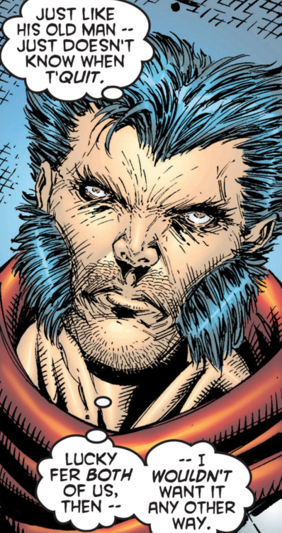 bad-comic-art: jinglecats:  actuallyabloodmage:  hyyteli:   bad-comic-art:  how many liner pens died for this….   Cable #75 (2000) art by Rob Liefeld    I just had to see how tiny his eyes really are under all that mess    Decided to keep editing the