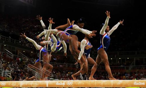 The fiercest photos of Simone Biles&rsquo; all-around performance