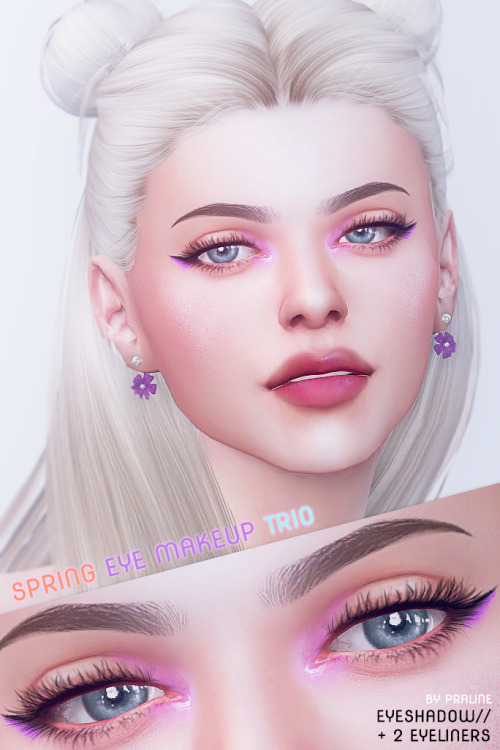 SPRING Eye Makeup TrioHello there! ♥ Over the last few days I worked on this cute set, consisting of