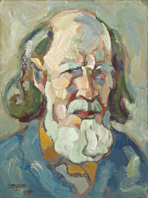 Self-Portrait, by Gregoire Boonzaier, 1996