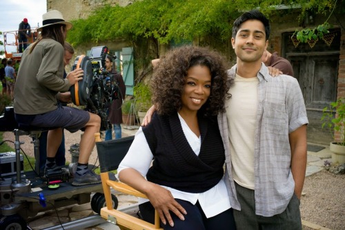 Get a behind the scenes look at Manish Dayal and Oprah Winfrey on the set of The Hundred-Foot Journe
