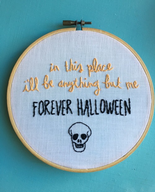 embroideredlyrics: “In this place I’ll be anything but me” Forever Halloween - The Maine 