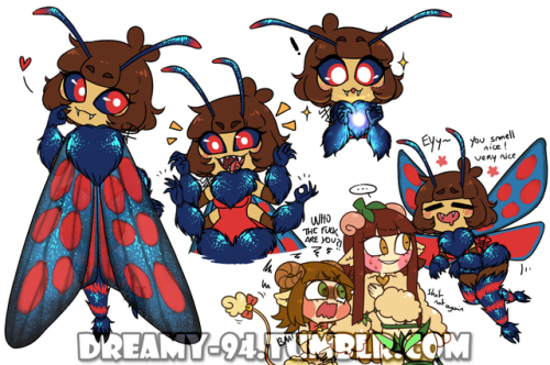 dreamy-94:  Patreon | Ko-fi | Pixiv | Commission Info Mothman Binkey~Just wanted to draw them and sh