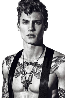 strangeforeignbeauty:  Mikkel Jensen | Photographed by Greg Swales for LAB A4 