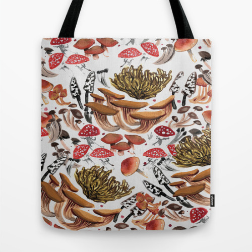 Autumnal Mushrooms now available on lost of products! You can find them on my society6 shop!