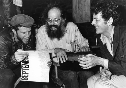 themaninthegreenshirt:Tom Waits and Allen Ginsberg