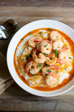 makeitsouthern:  Shrimp &amp; grits on We Heart It. http://weheartit.com/entry/49248293/via/madelenepoon 