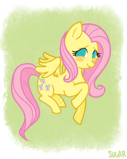 madame-fluttershy:  MLP FiM: Fluttershy by SugarKills  &lt;3!