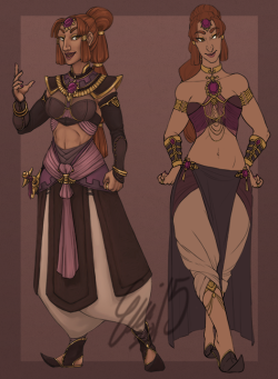 Suggart:  Commissioned Character Design For Tumblr User Blastermath! She’s A Gerudo