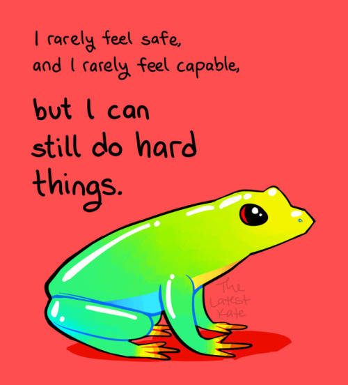 thelatestkate: Here’s an affirmation for the anxious brains.Good luck out there today. ♥  °˖✧*•  Sho