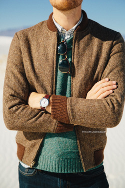 stayclassic:  December 11, 2013. White Sands National Monument. Jacket: Camden Tweed - Bonobos (c/o)Sweater: Wallace &amp; Barnes Shetland Wool Sutherland Sweater - J. Crew - ๰Shirt: Frank &amp; Oak - ำJeans: American Eagle - ืBoots: Dune