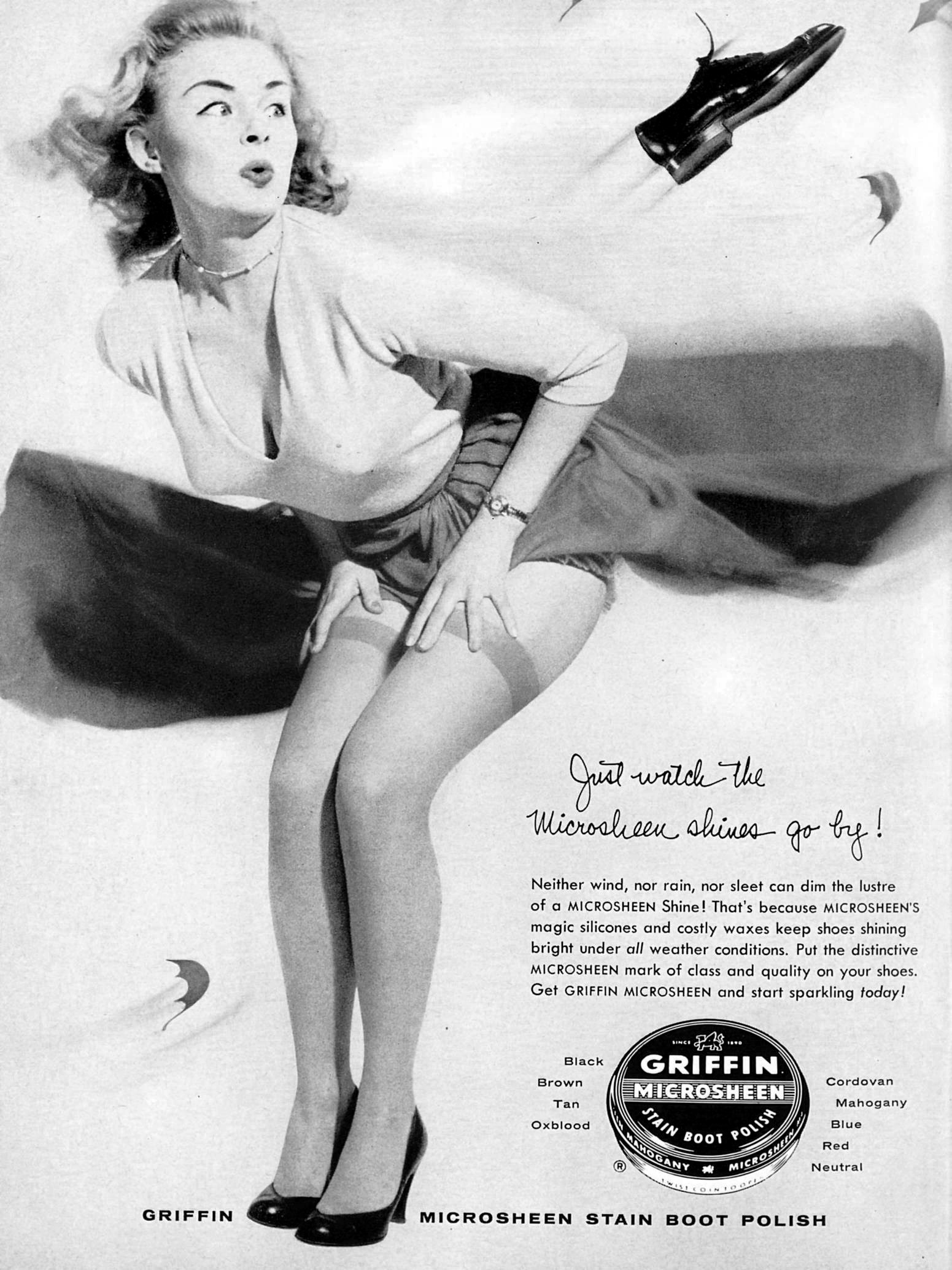 Griffin Microsheen Stain Boot Polish - 1957