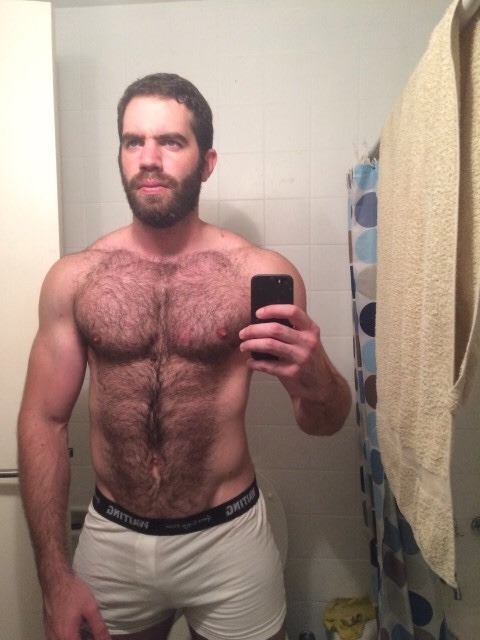 biblogdude:  Would love a hairy bod like that on me