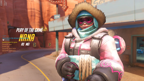 subterranean-lovesick-alien:  subterranean-lovesick-alien:  These two Meis are named Nana and Popo, have matching pink and blue skins, and only play Mei We actually won Three fucking times  I’m reblogging the ice climbers again 