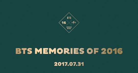 an army archive — bts memories of 2016 dvd
